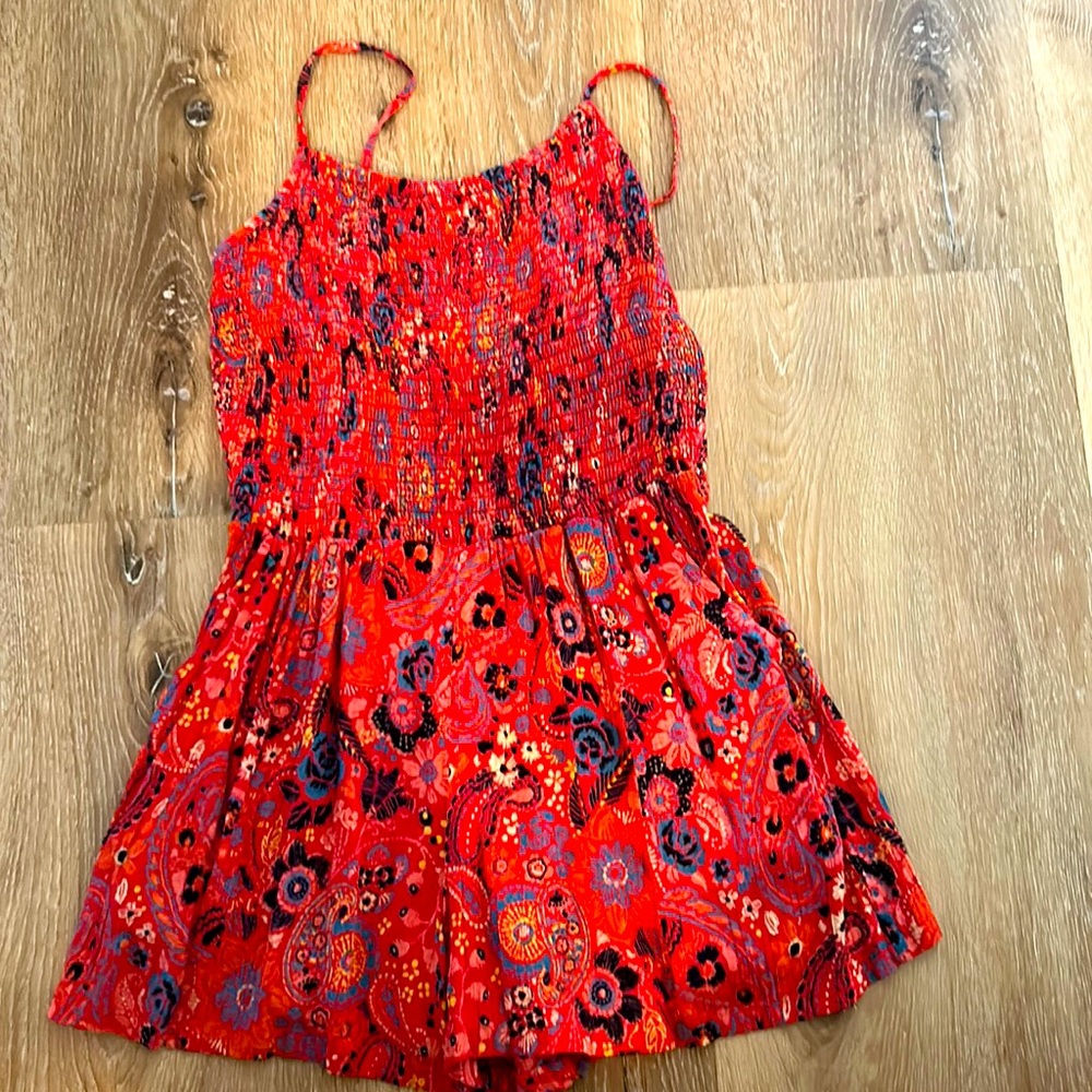 I am selling a  romper. It is size 12 in girls. It has only been worn once.